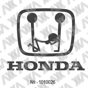 Наклейка на машину ''Honda МЖМ''