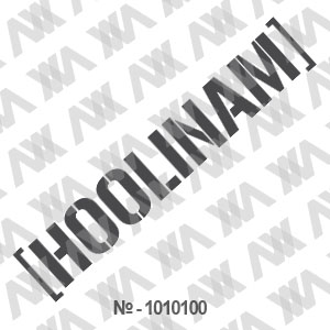 Наклейка на машину ''HOOLINAM''