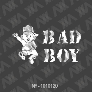 Наклейка на машину ''Bad boy 3''
