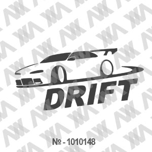 Наклейка на машину ''Дрифт. Drift''