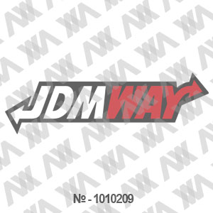 Наклейка на машину ''JDM Way''
