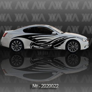 Наклейка на авто CarStyle Драконы 2020022