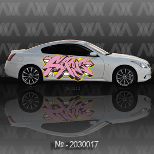 Наклейка на авто CarStyle Граффити 2030017