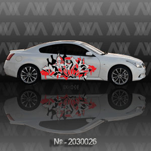 Наклейка на авто CarStyle Граффити 2030026